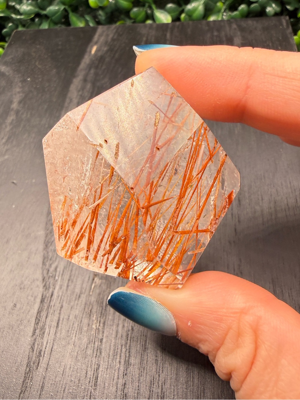 Red Rutilated Quartz Freeform - Picture 3 of 10